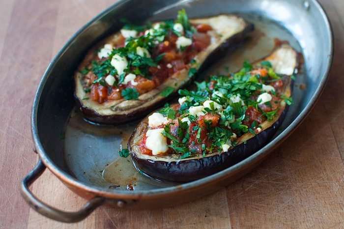 stuffed eggplant