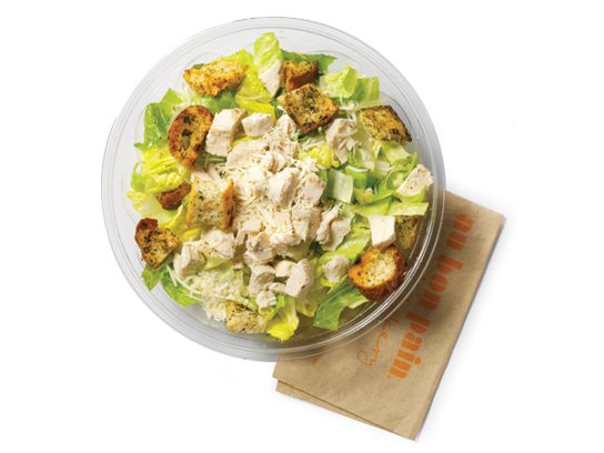 stop and drop chicken caesar salad