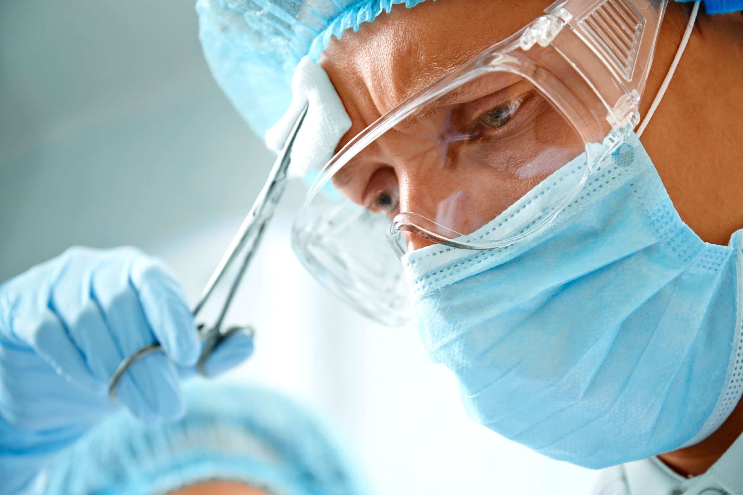 surgeon in operating room