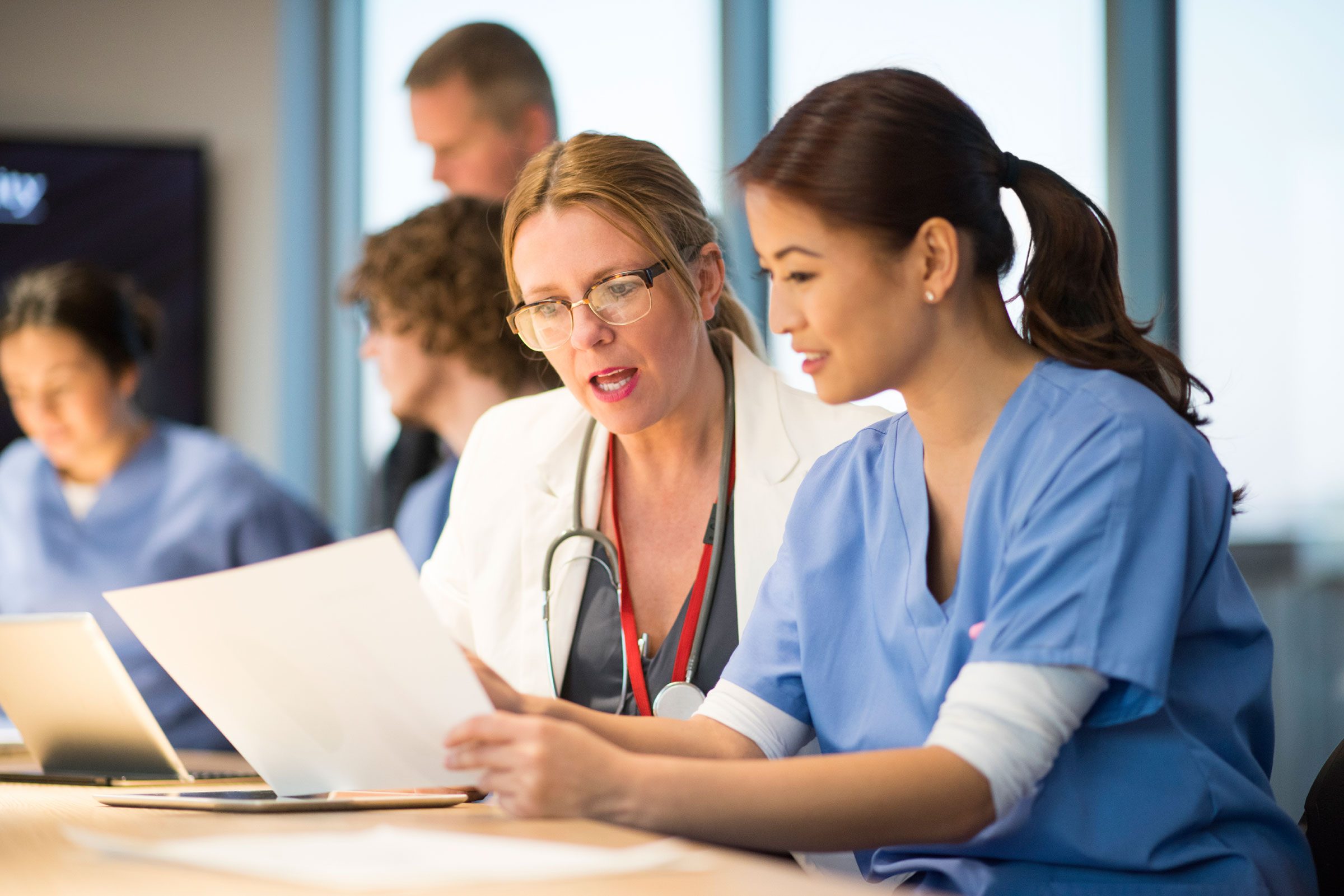 medical staff in a meeting