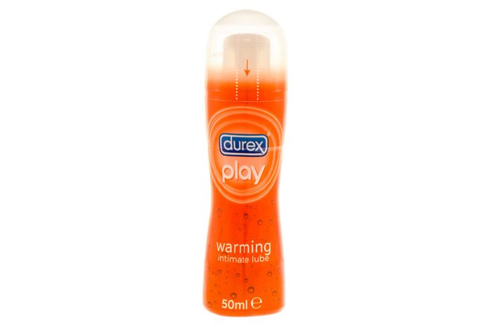 bottle of Durex lubricant