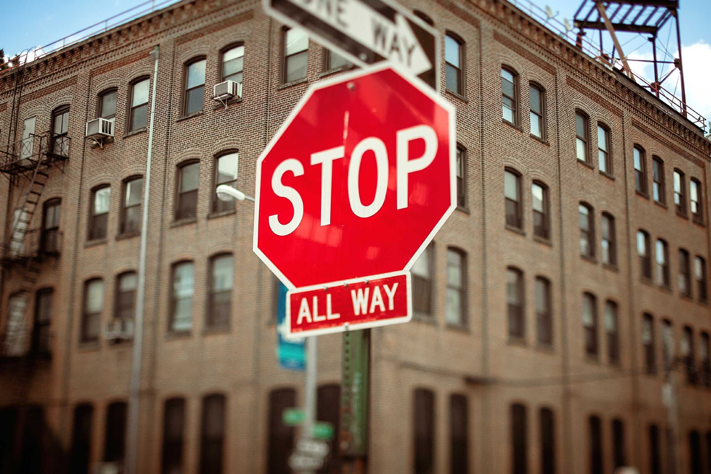 stop sign