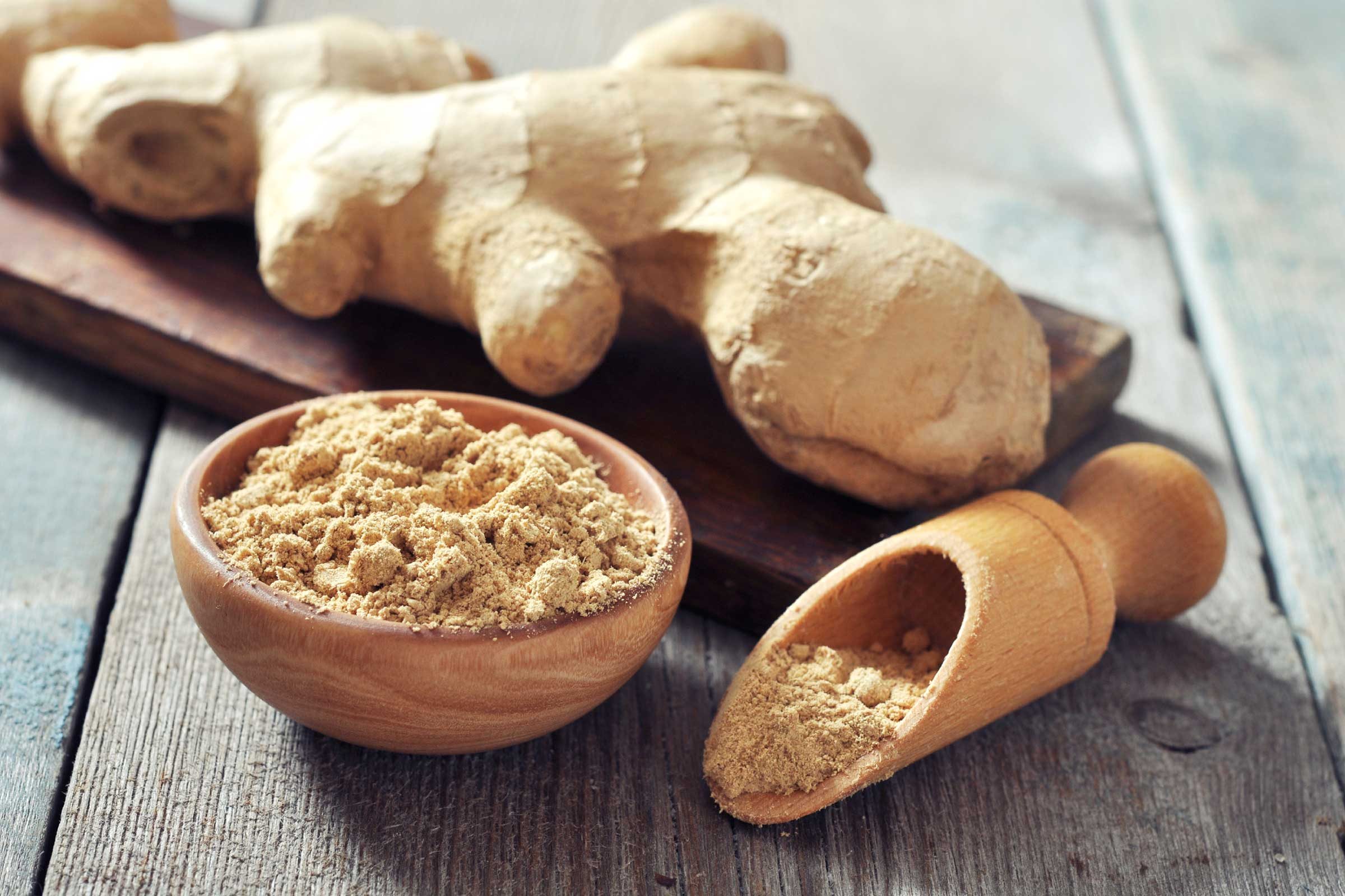 ginger root and powder