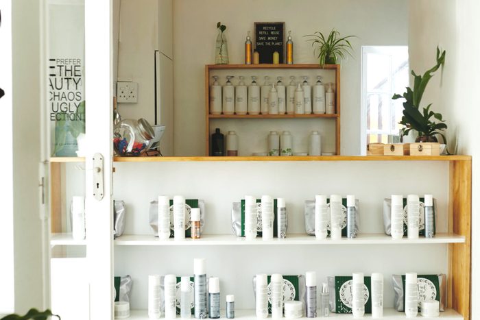 hair salon front desk