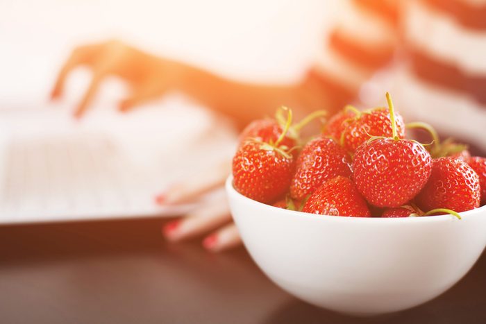 bowl of strawberries