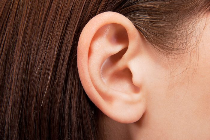 woman's ear