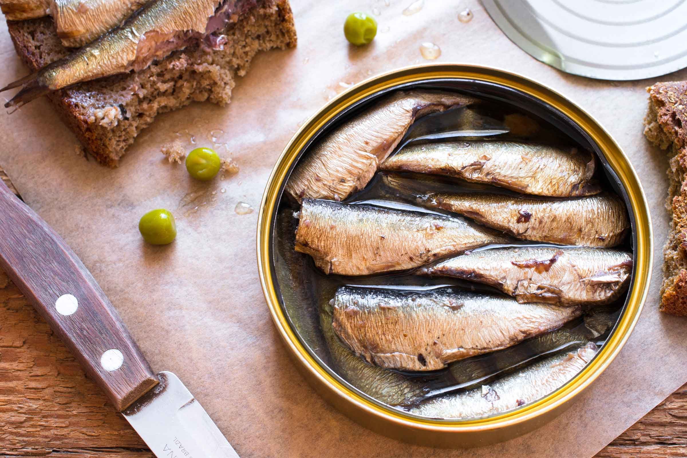 cooked fish in a bowl