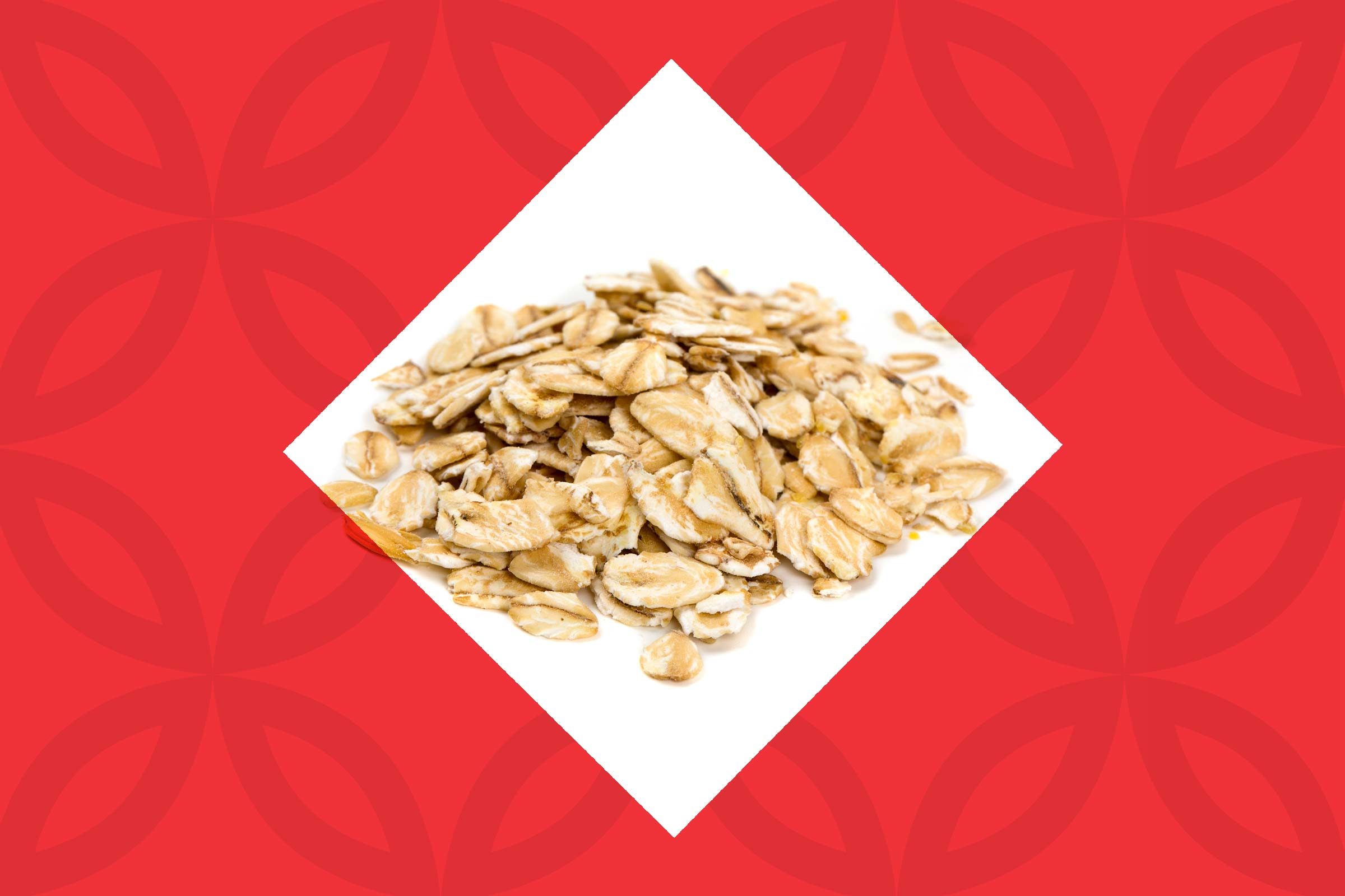 pile of uncooked oatmeal