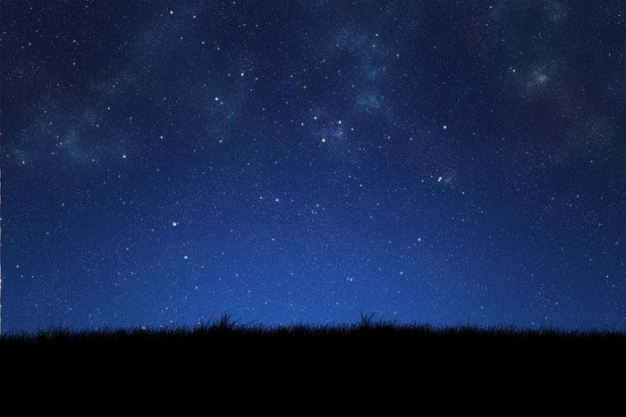 Night sky with stars