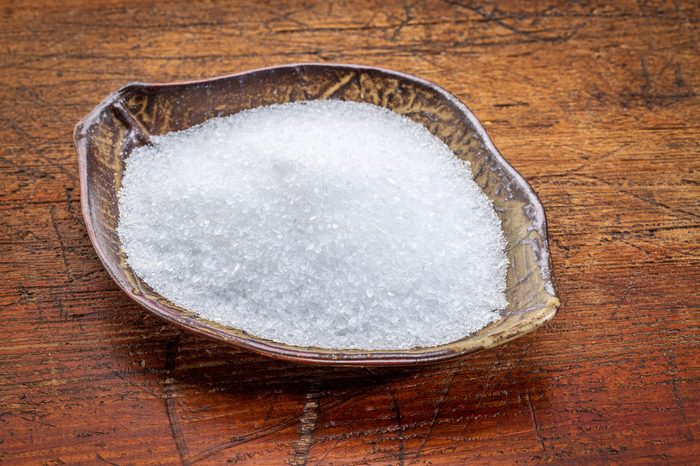 Epsom salts in bowl