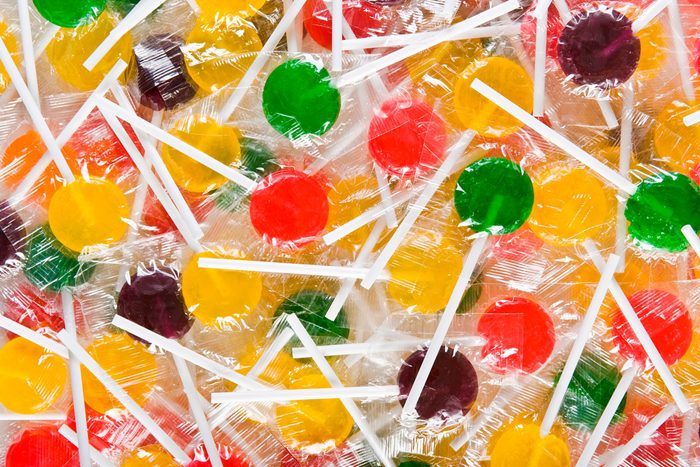 colorful lollipops
