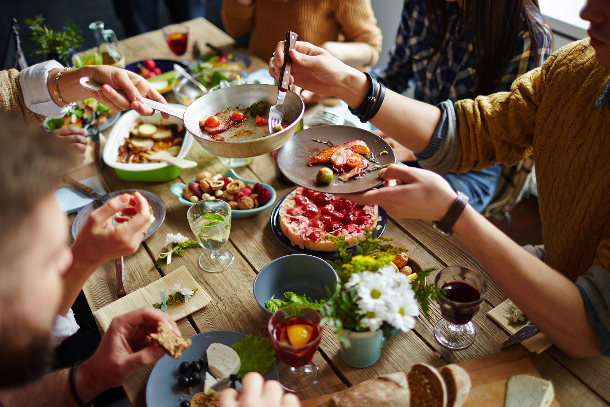 people eating