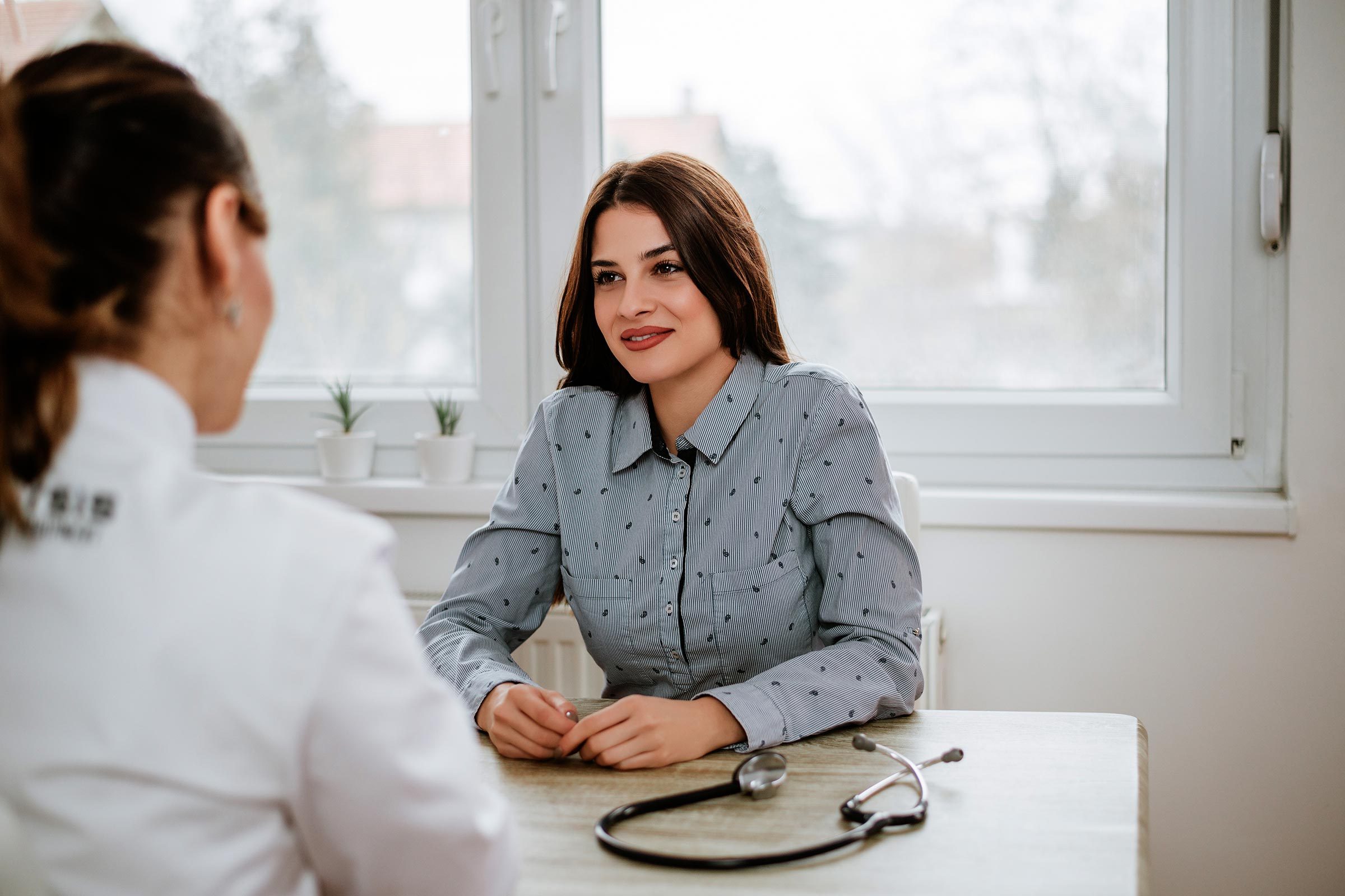 woman doctors appointment