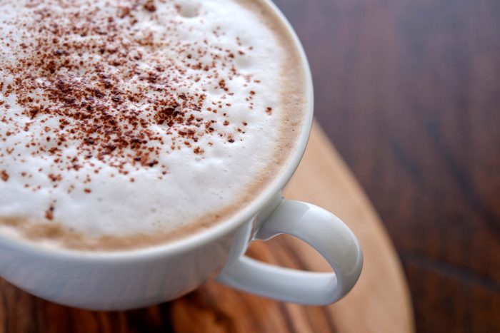 mug filled with hot liquid