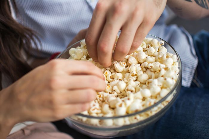 popcorn in bowl