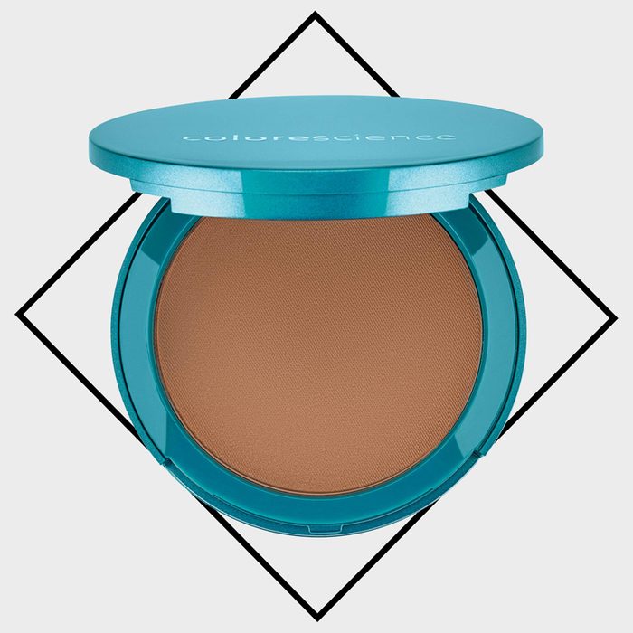 colorescience natural finish pressed foundation with SPF