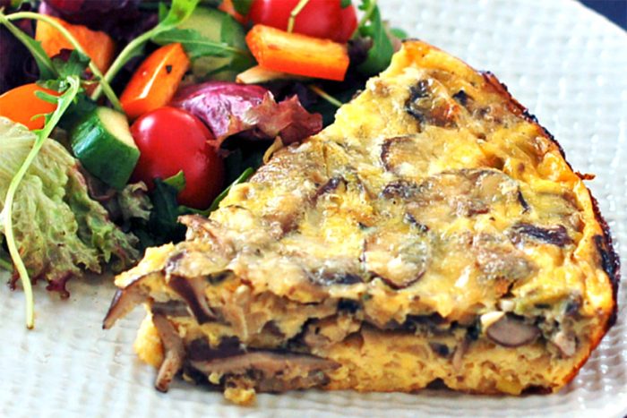 Baked-Mushroom-Leek-Frittata