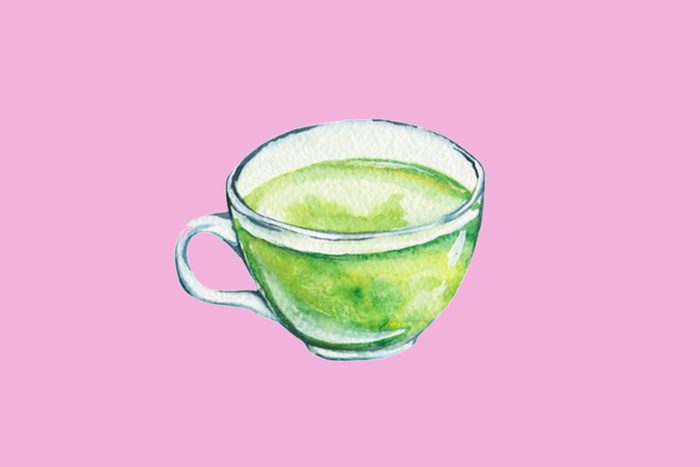 Cup of green tea