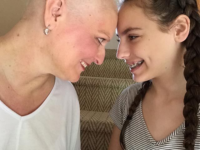 Gail Zeamer with her younger daughter