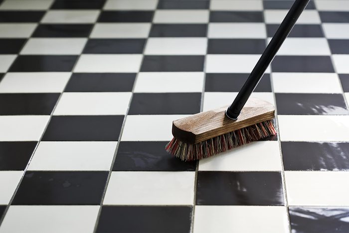 cleaning tile and grout