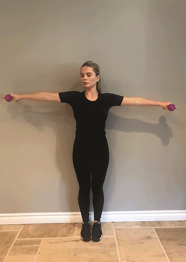 02-lateral arm raises-How to Lose Arm Fat-Courtesy Lagree Fitness Studio