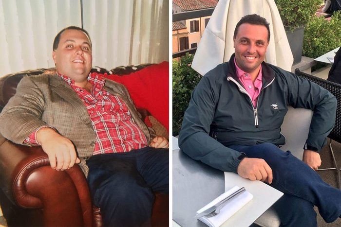 Fred Bollaci, before and after