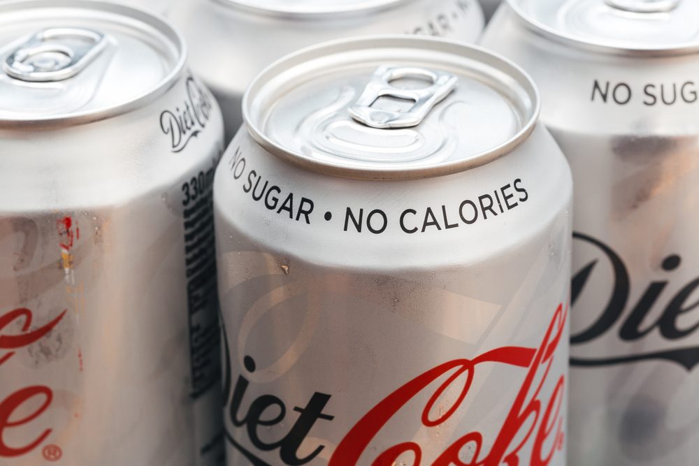 diet coke cans