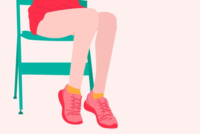 illustration of person sitting in a chair