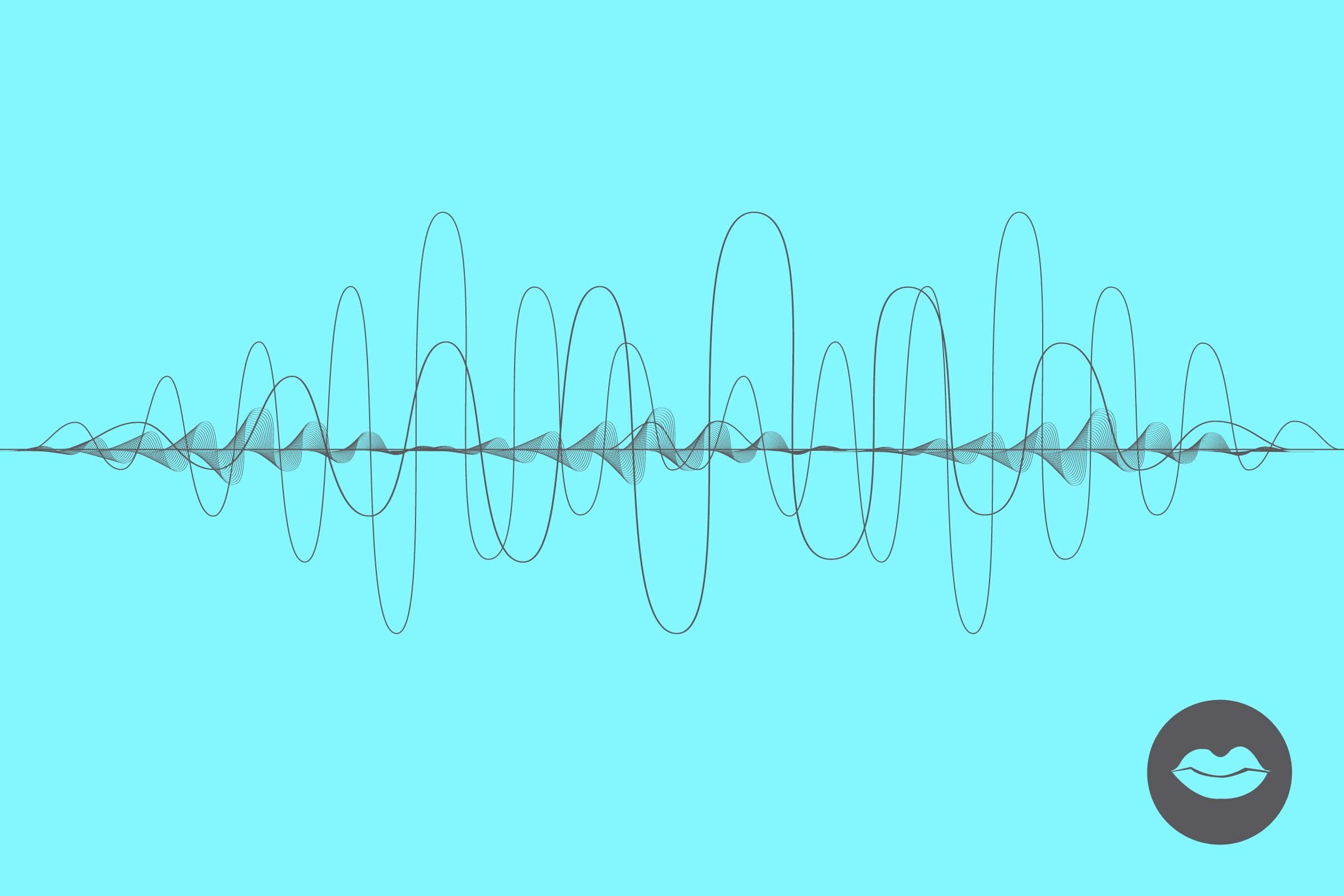 illustration of sound waves