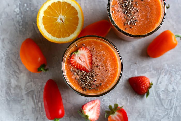 strawberry orange Smoothie