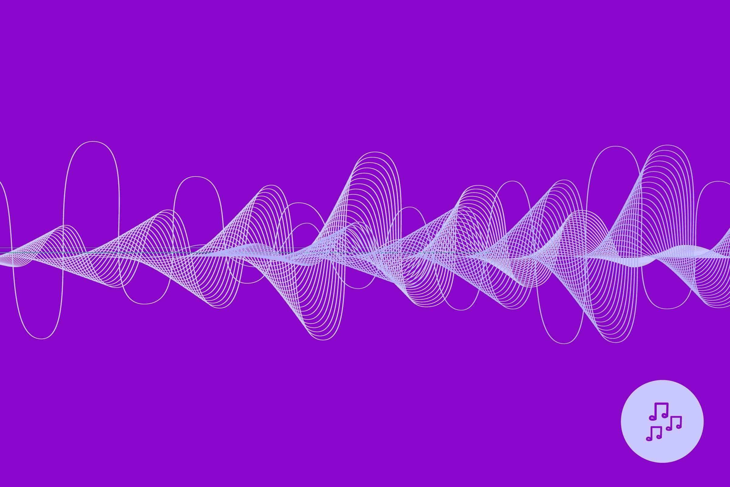 illustration of sound waves