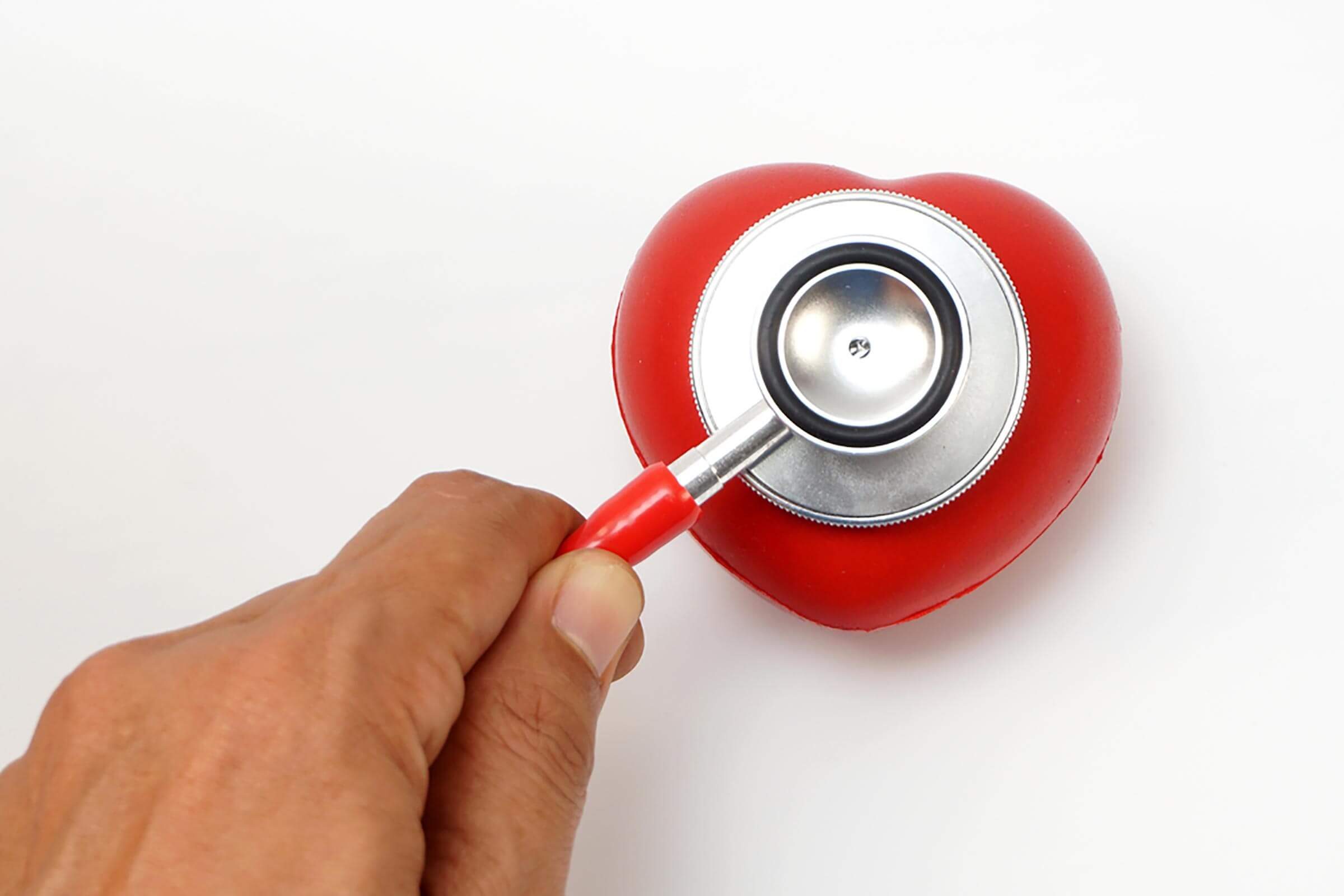 Heart-shaped stethoscope