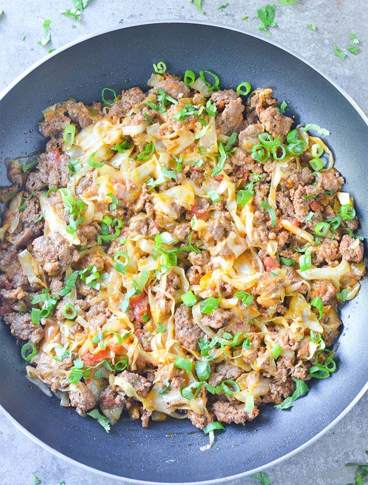 taco cabbage skillet