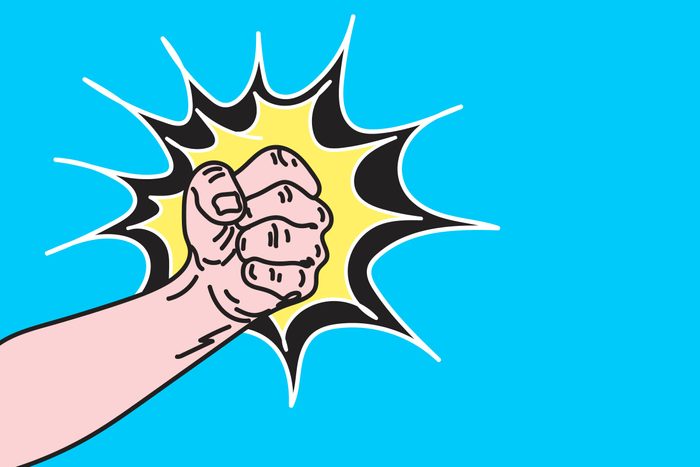 illustration of closed fist