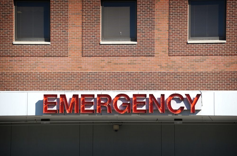 emergency room sign