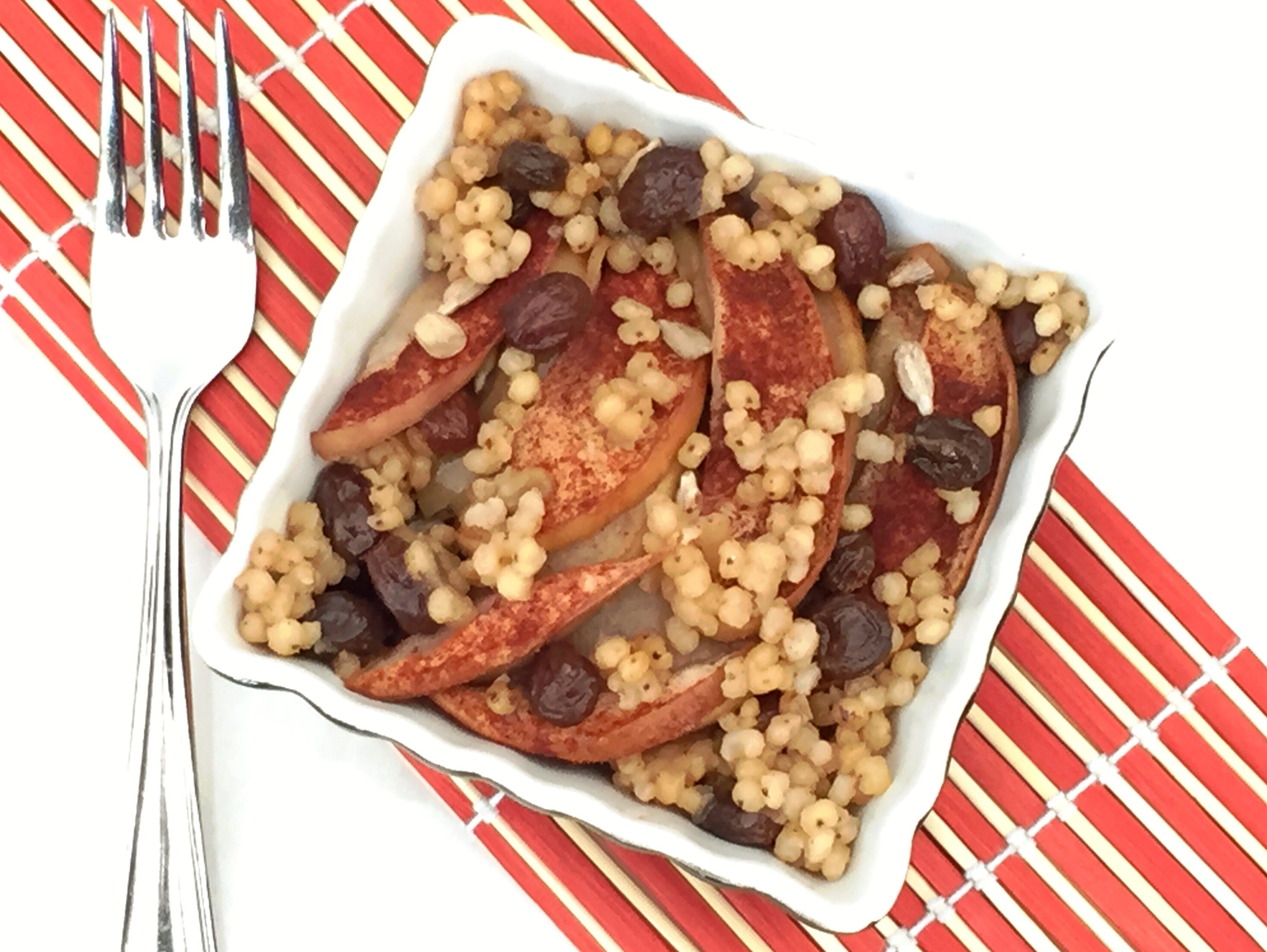 Apple Cinnamon Raisin Sorghum Bake