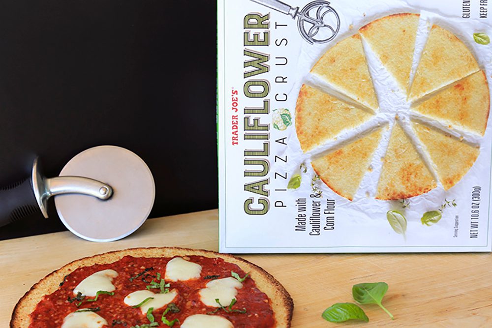 cauliflower pizza crust from trader joe's