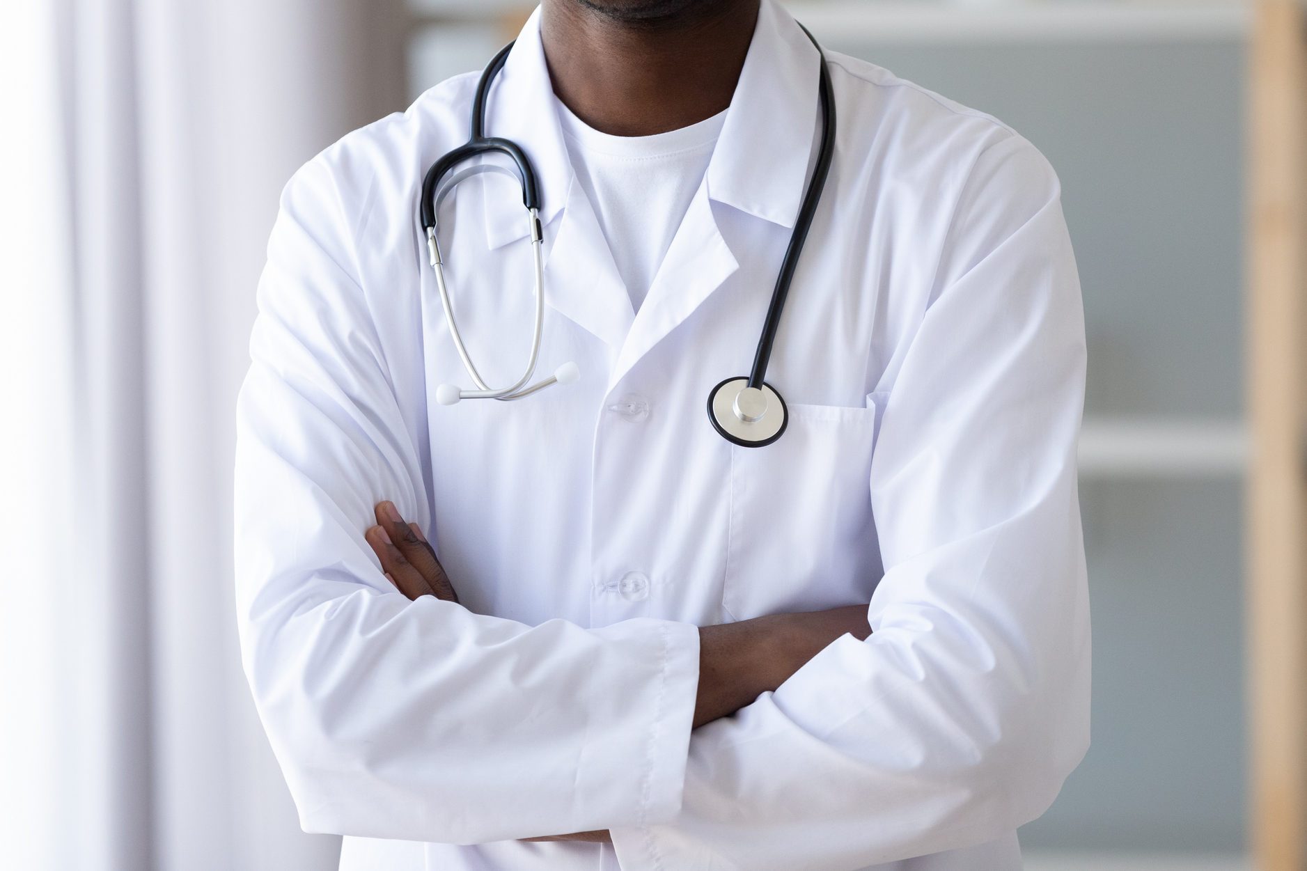 cropped shot of doctor