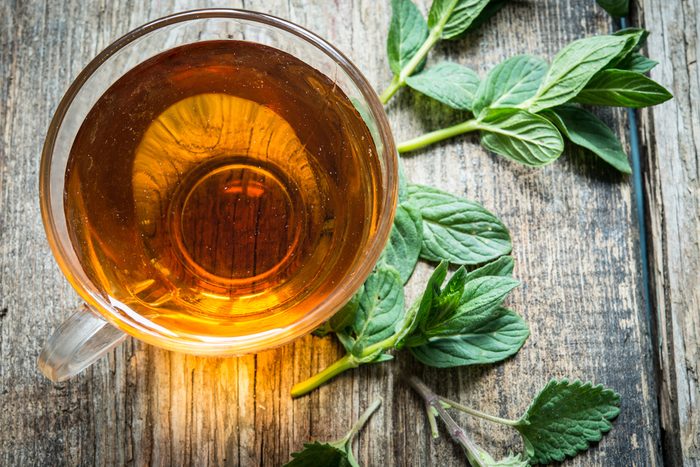 Tea with mint