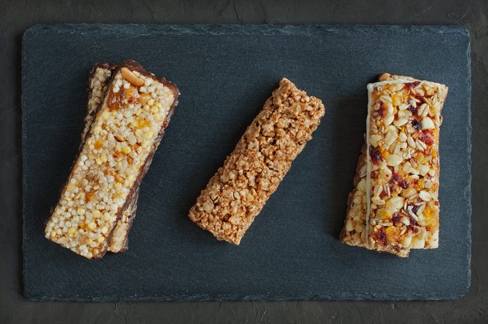 Various of granola bars