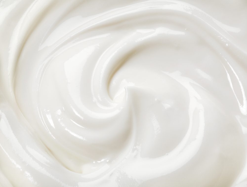 swirled yogurt