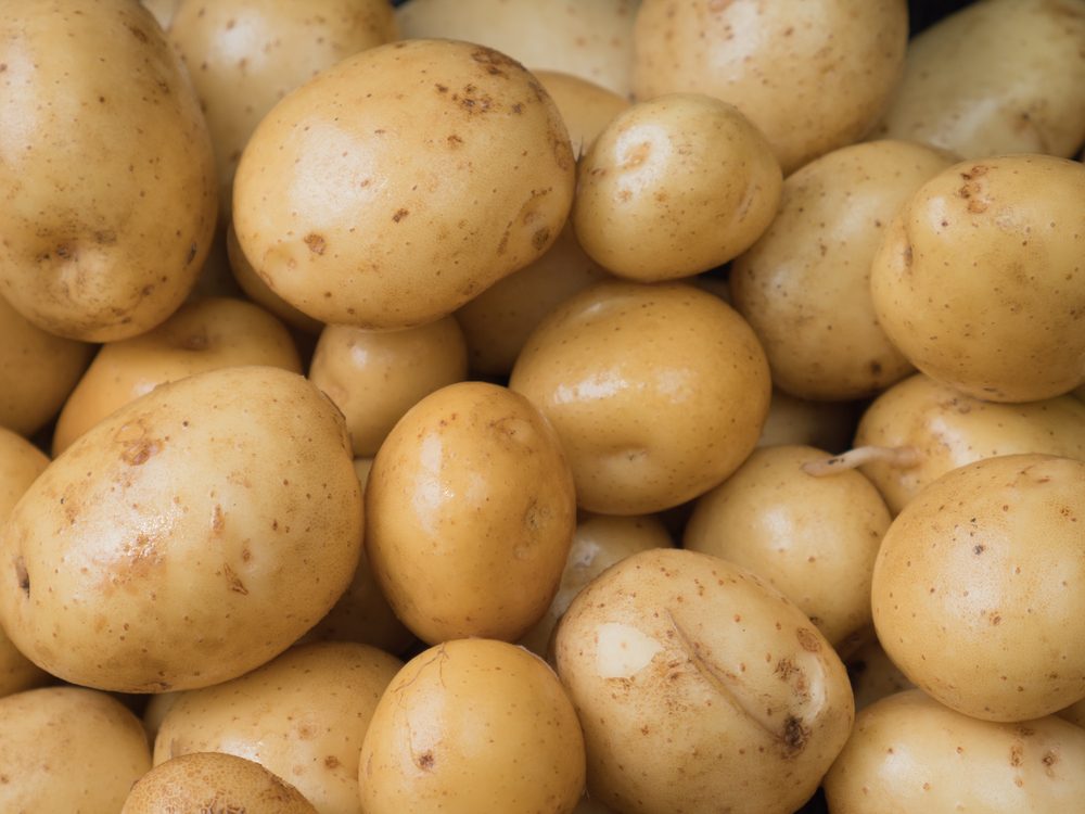 Potatoes close-up