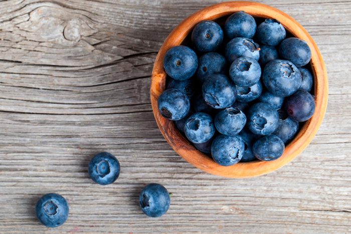 Blueberries in a bowl