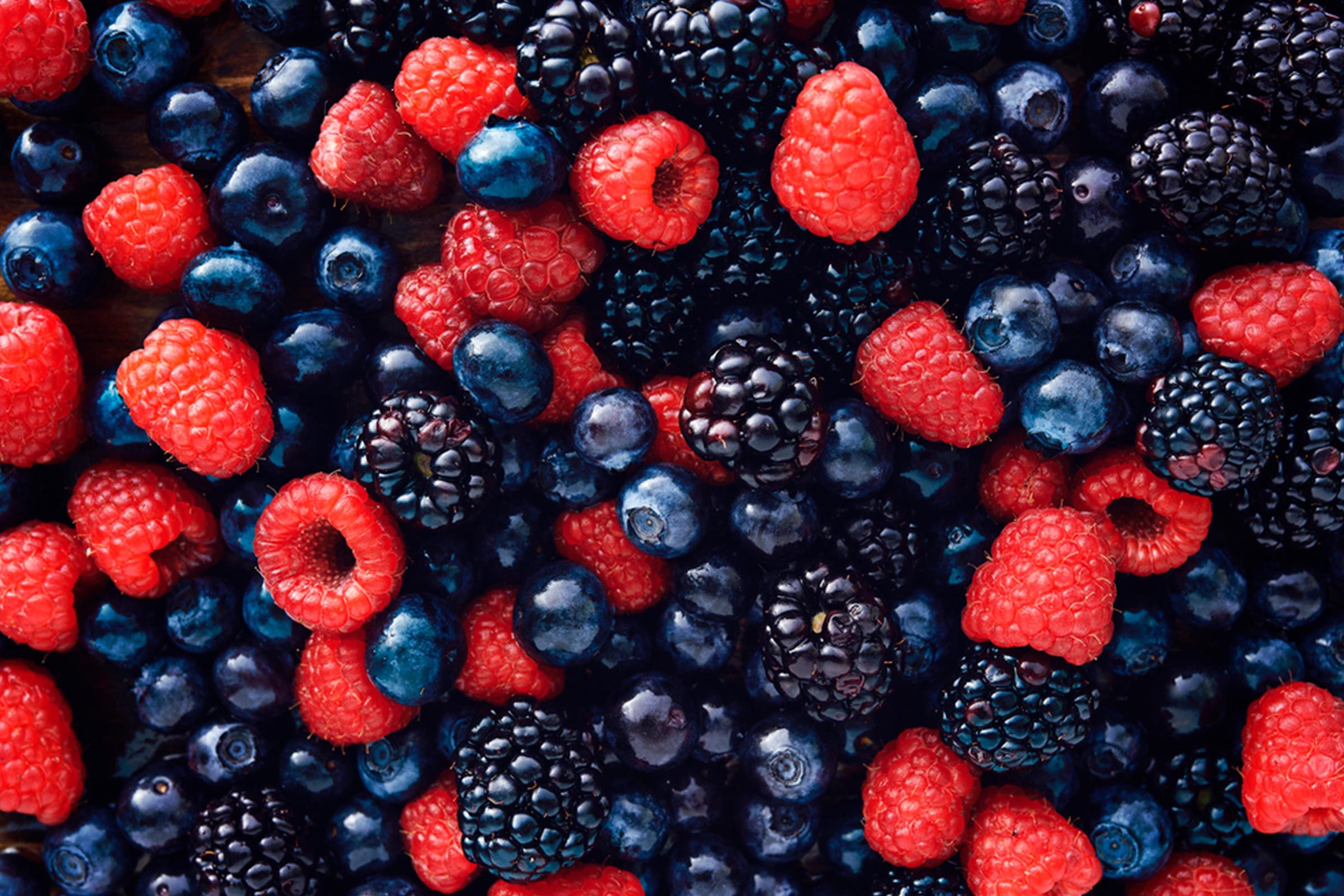 assortment of berries