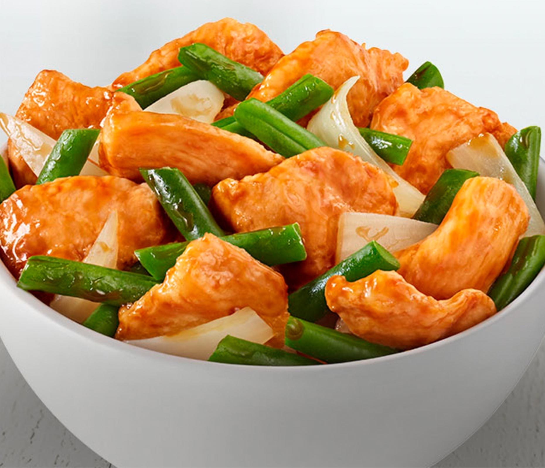 Panda Express green bean and chicken breast