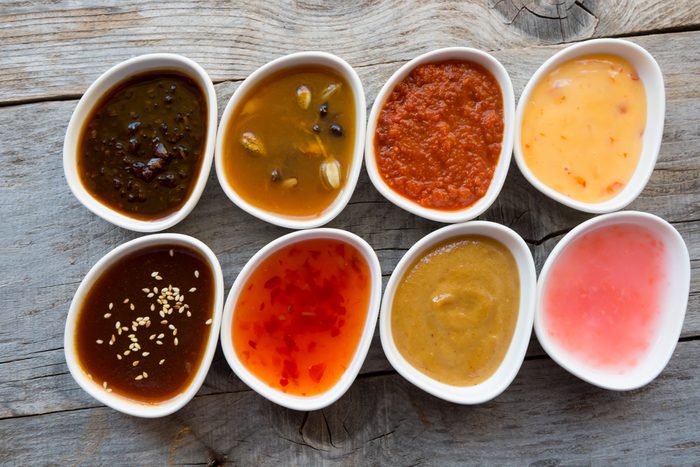 Different type of sauces