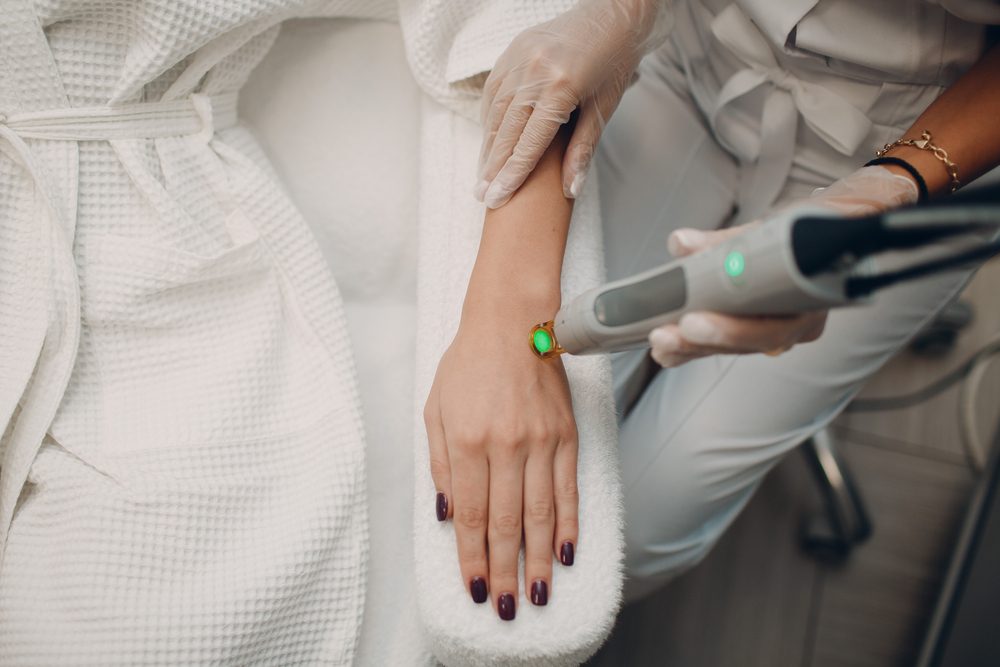 Laser epilation and cosmetology