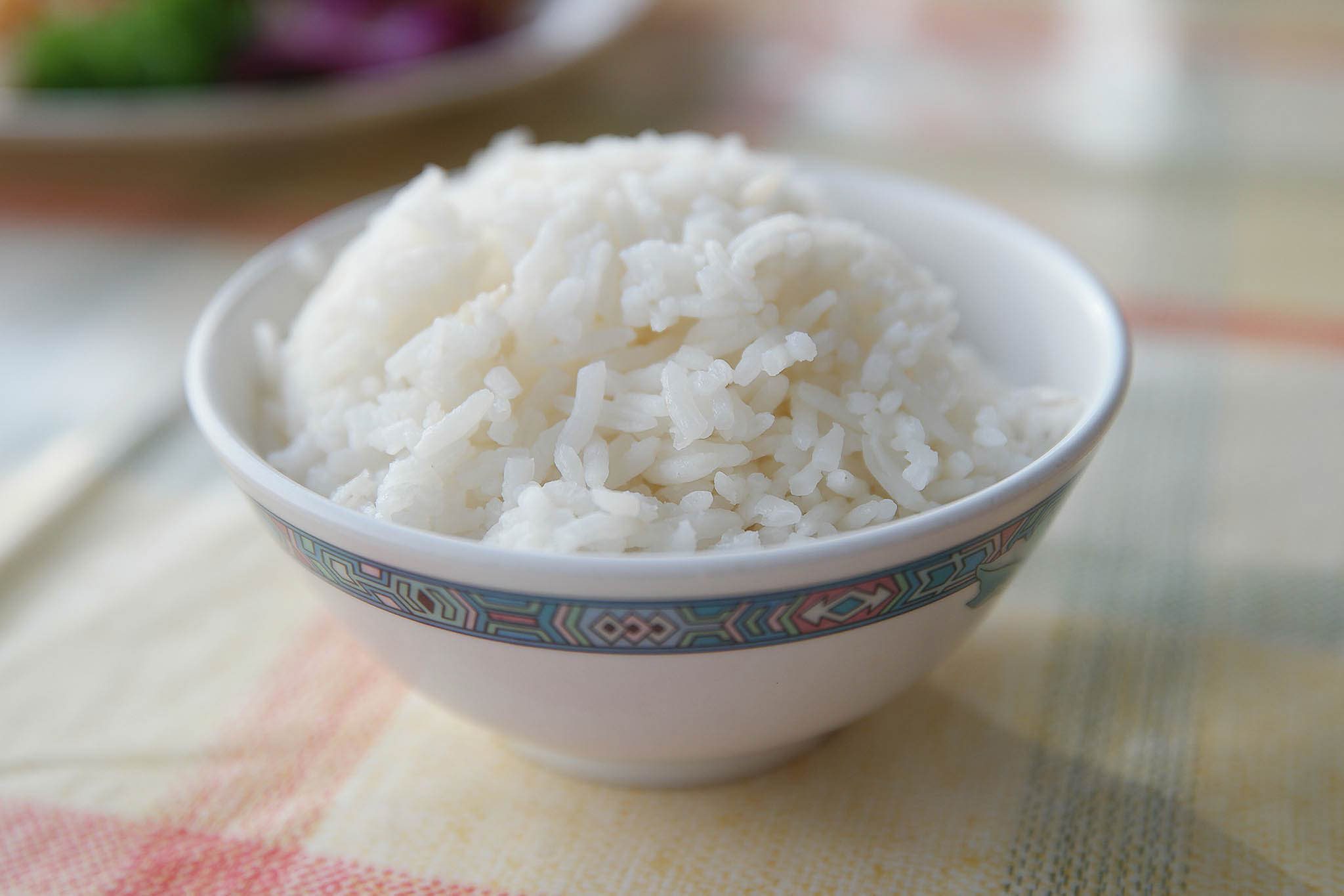 cooked white rice in a bowl