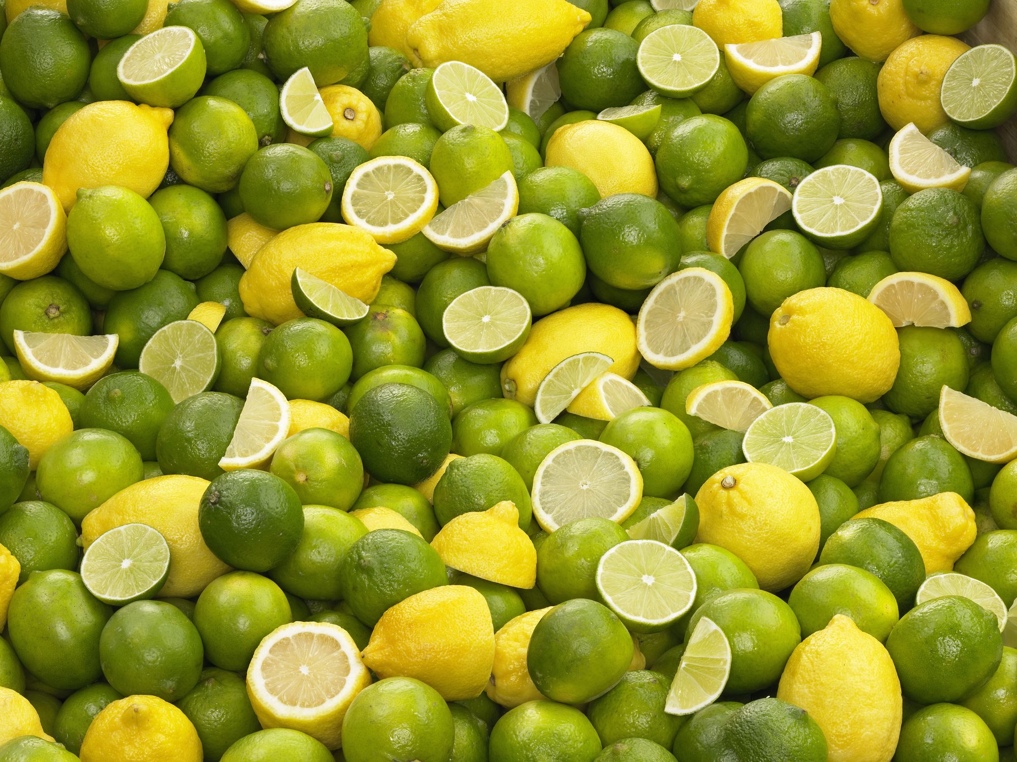 lemons and limes full frame