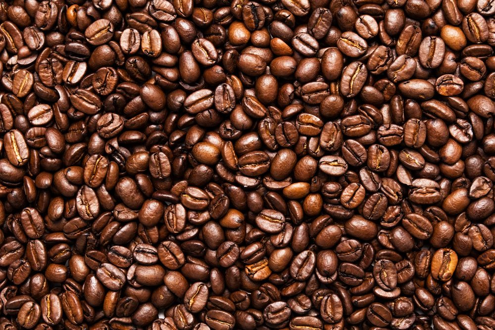 roasted coffee beans, can be used as a background